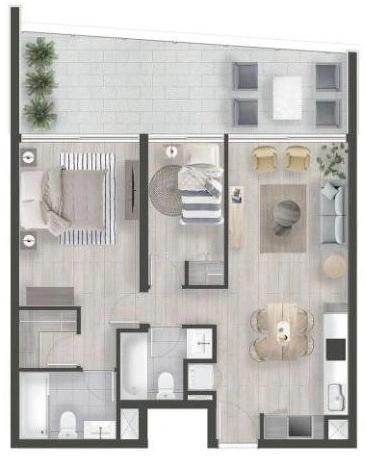 Arriendo Departamento 2D 2B - Lo Barnechea