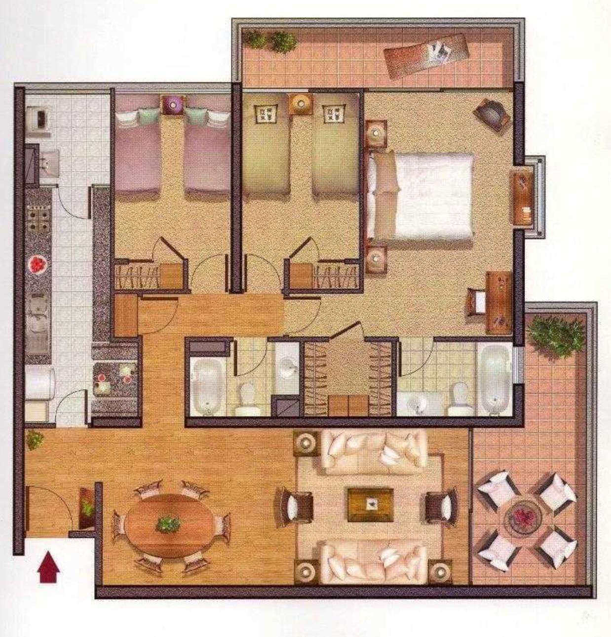 Arriendo Departamento 3D 2B - Las Condes