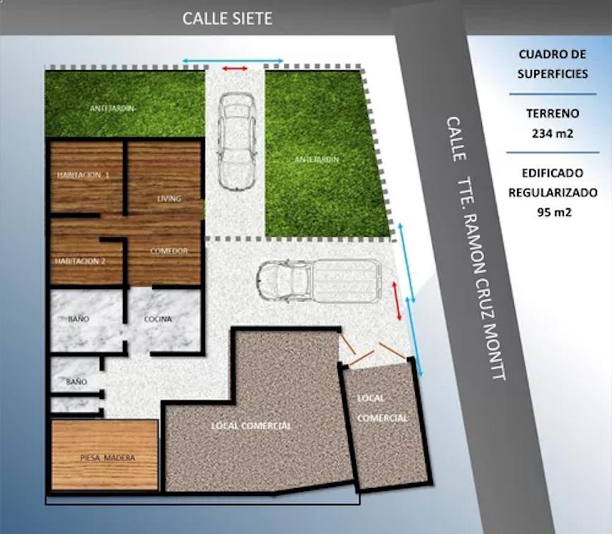 Venta Usado Casa 2D 2B - &Ntilde;u&ntilde;oa