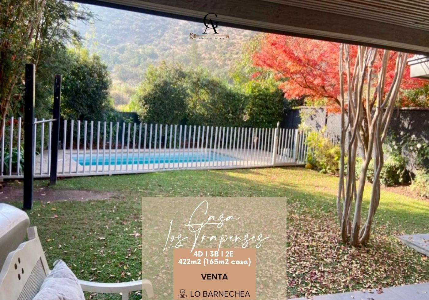 Venta Usado Casa 4D 3B E - Lo Barnechea