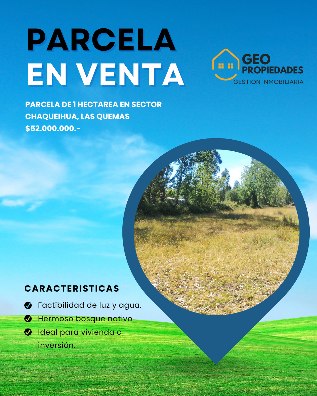 VENTA PARCELA 10000 METROS CUADRADOS VALOR CONVERS