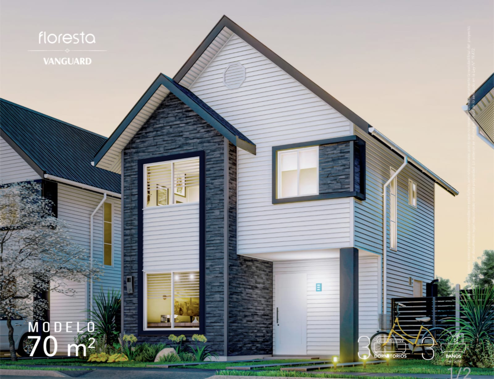 VIVE EN LA FLORESTA, VILLARRICA, CASAS DE 3D-3B, 7