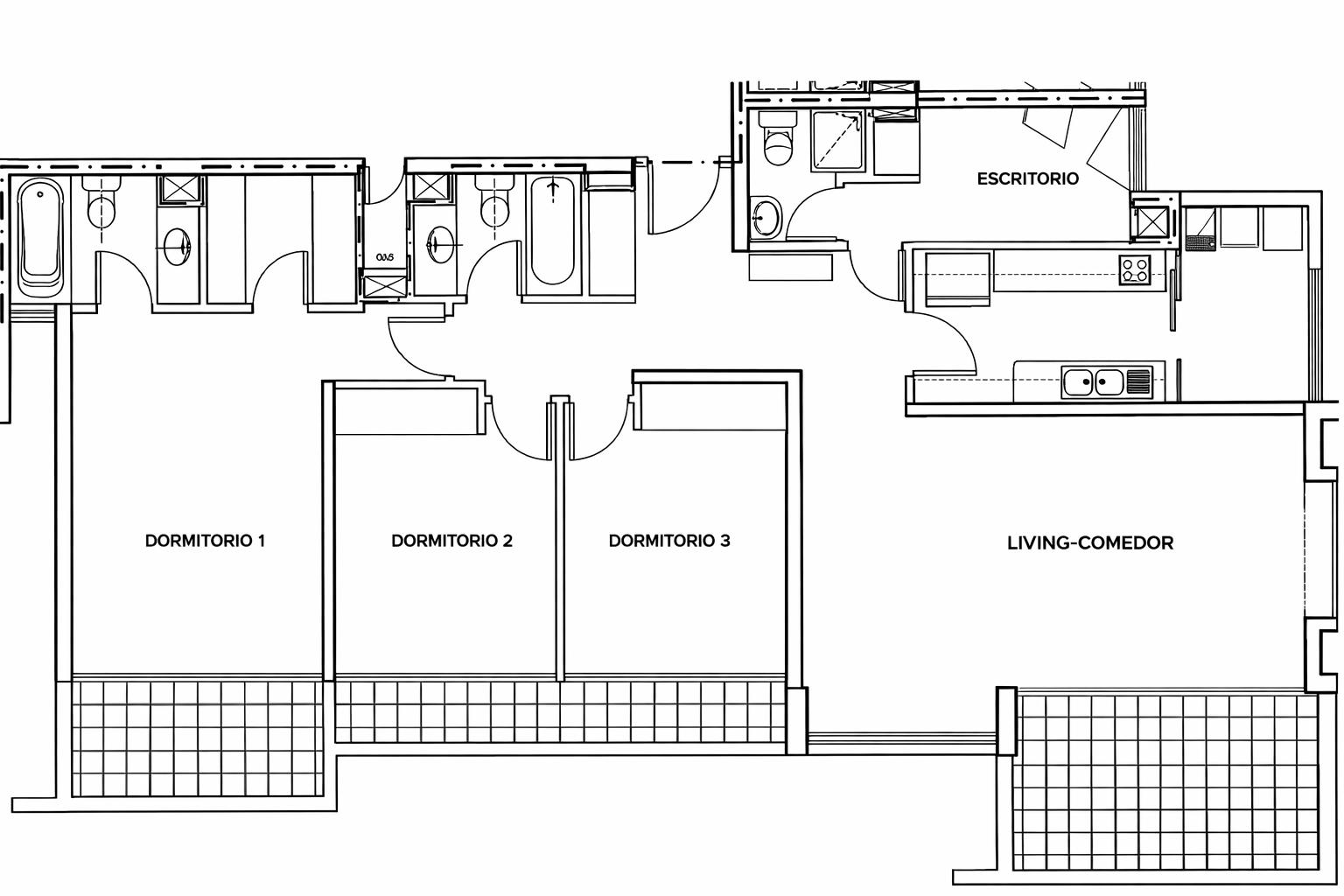 Venta Departamento 4D 3B - Providencia