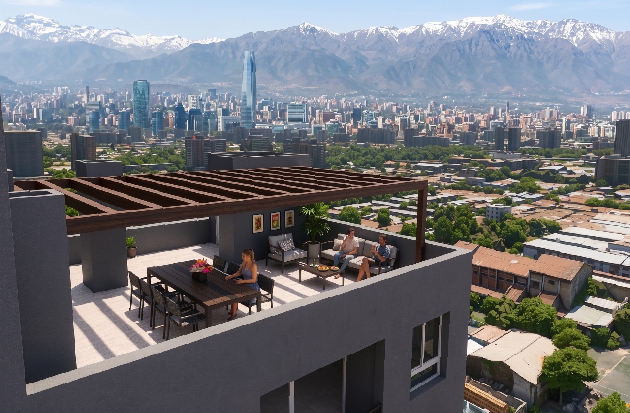 Vista publicada del proyecto en Santiago