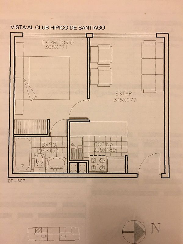 Departamento en venta en Santiago Centro