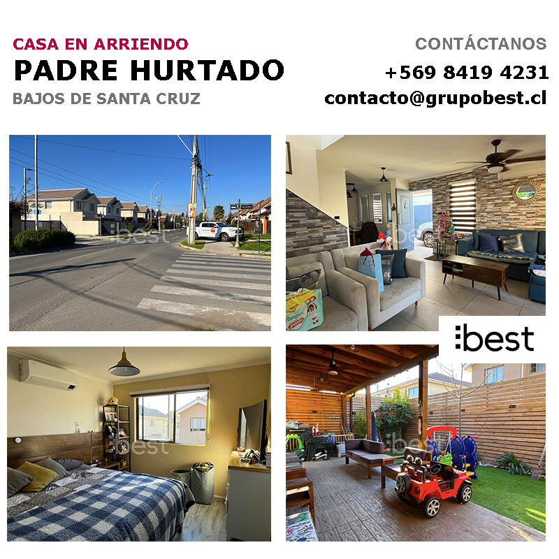 Vista publicada del arriendo en Padre Hurtado