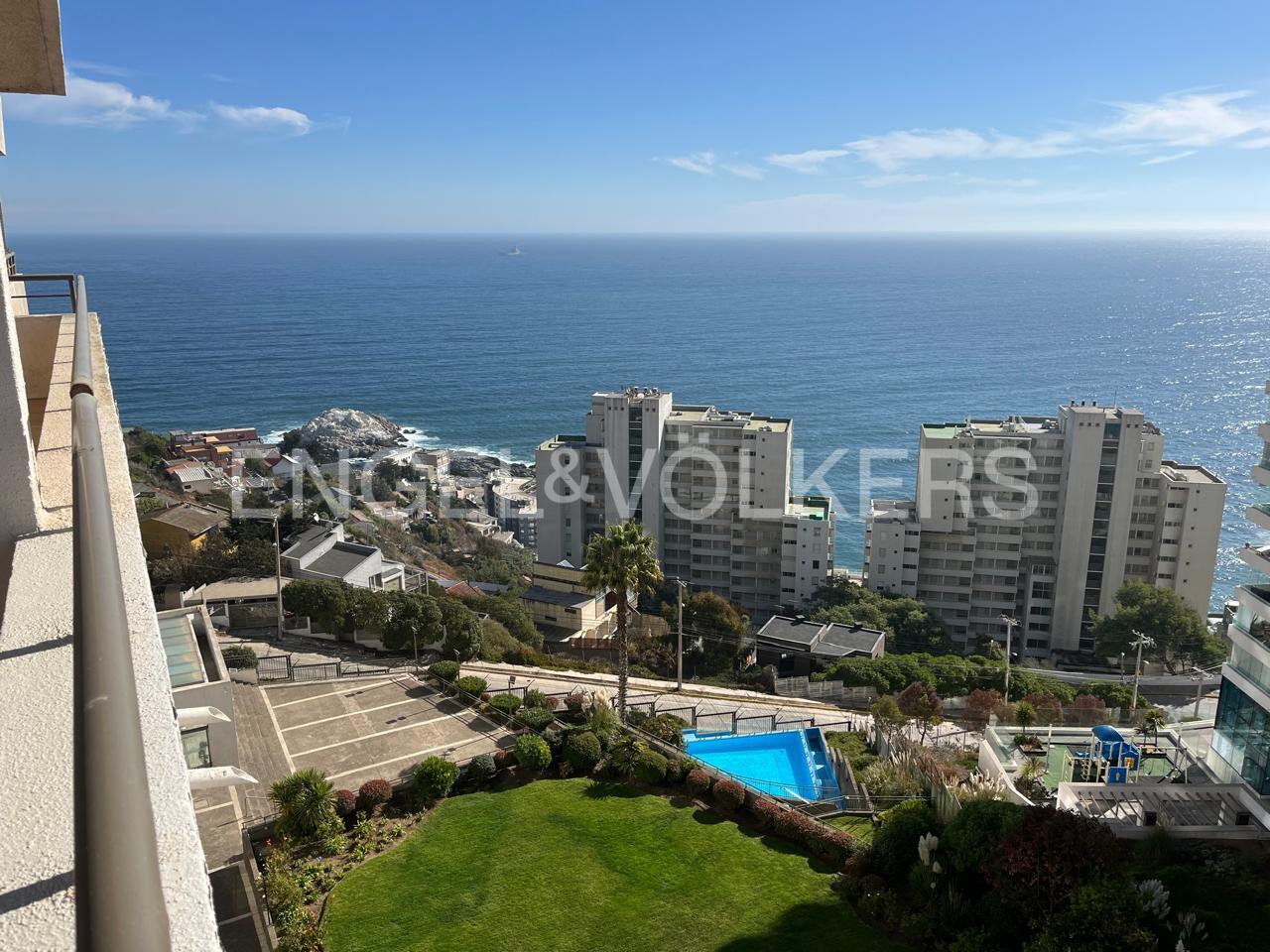 Vista publicada de la propiedad en Viña del Mar