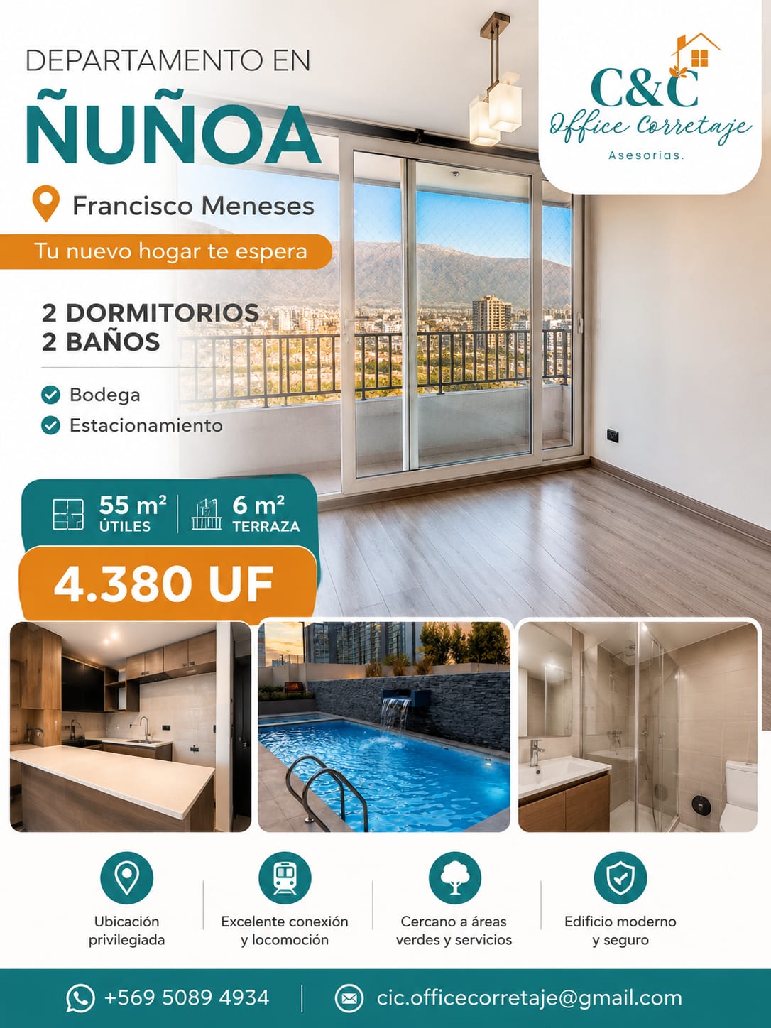 Departamento en venta en Ñuñoa