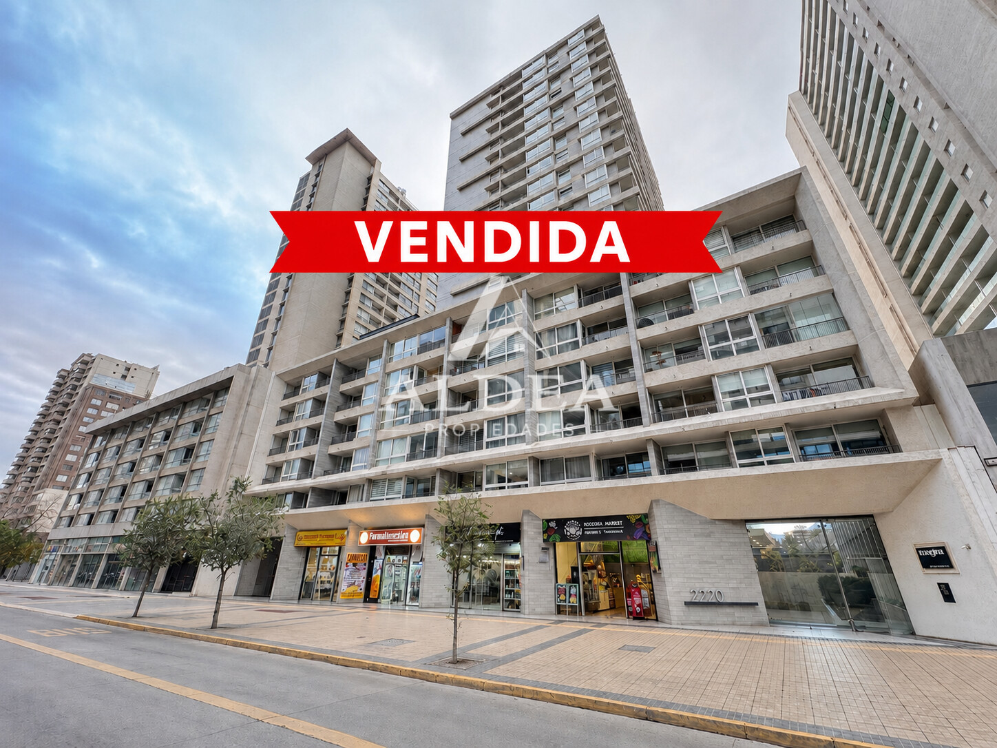 Vista publicada de la propiedad en Ñuñoa