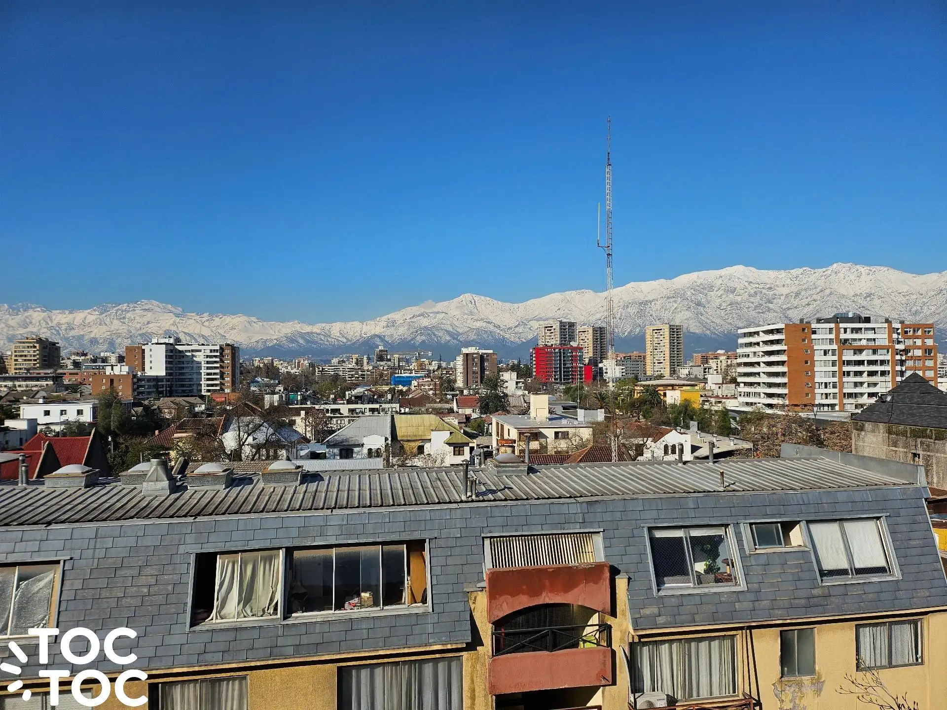 Vista publicada del arriendo en Providencia