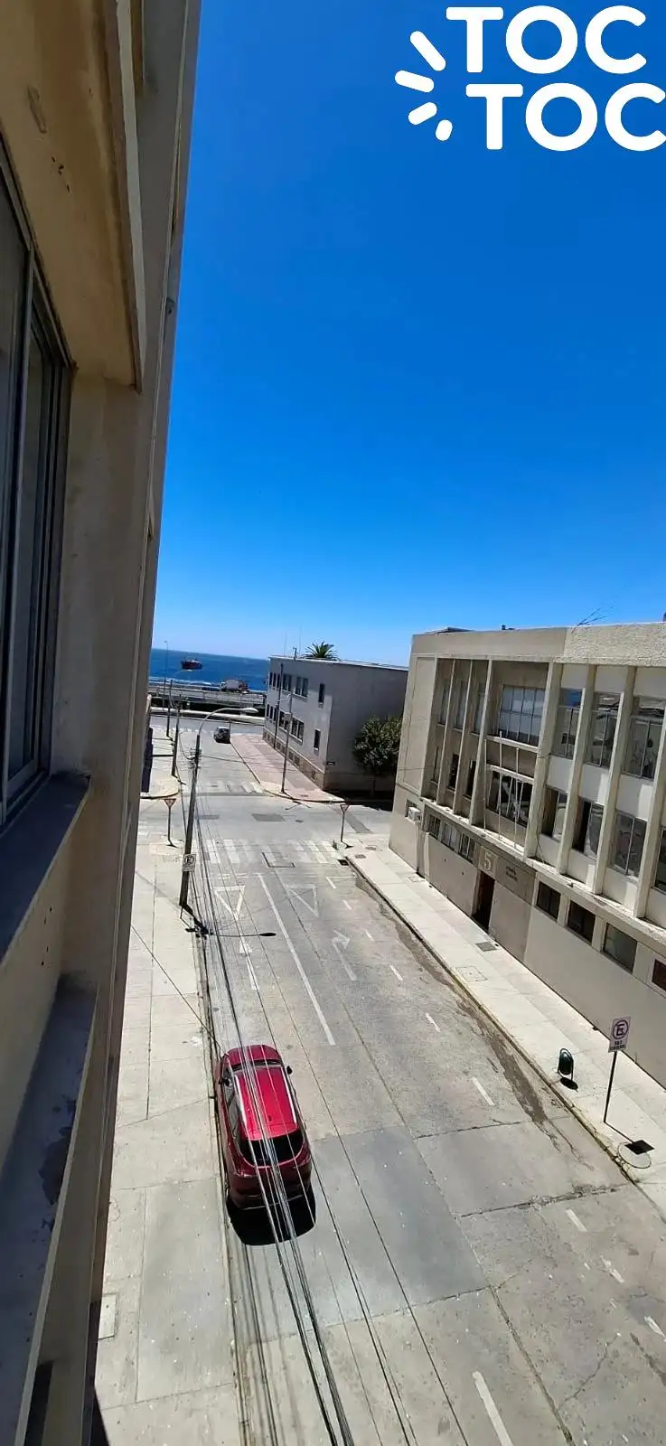 Vista publicada de la propiedad en Valparaíso