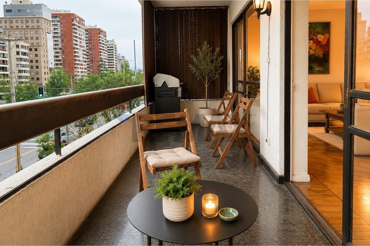 Vista publicada de la propiedad en Las Condes