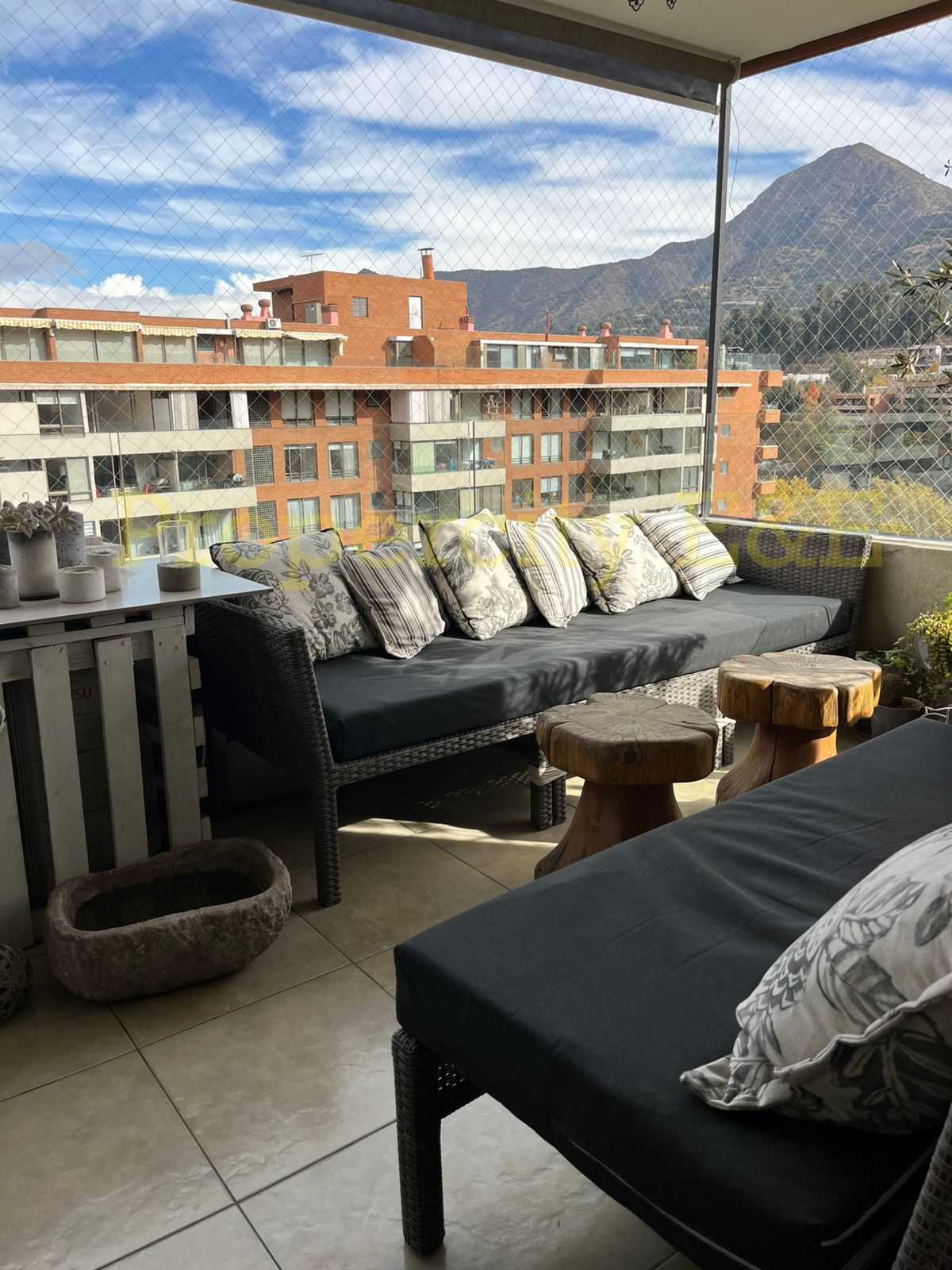 Vista publicada de la propiedad en Vitacura