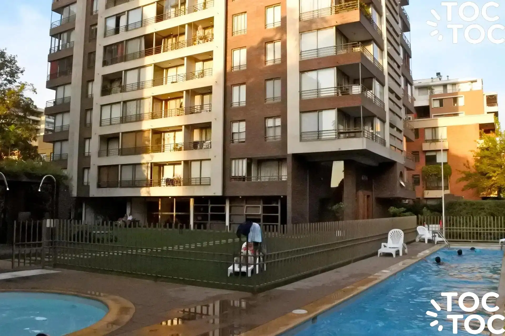 Vista publicada del arriendo en Providencia