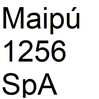 Maipú 1256 SpA